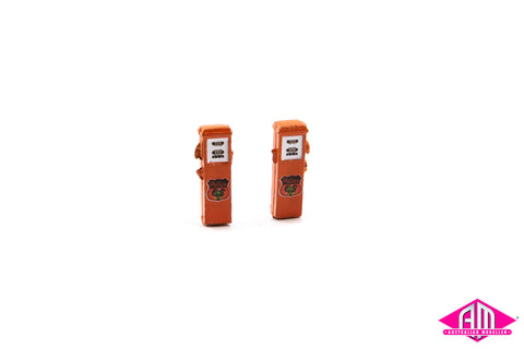 361-817 - Custom Details - Phillips 66 Gas Pumps (2pk) (HO Scale)