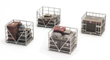 Artitec - Metal Cage Pallets - 4pc (HO Scale)