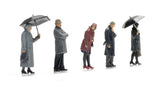 Artitec - Passengers In Rain - 5pc (HO Scale)