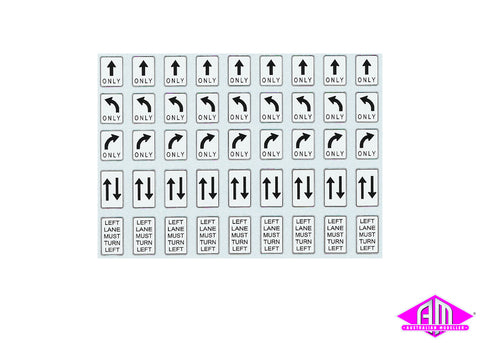 Australian Road Sign Decals Set 3