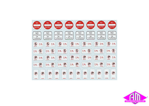 Australian Road Sign Decals Set 4