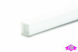 EG256 - Plastic Square Tube - 0.375 (2pc)