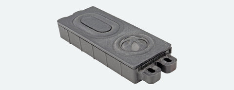 50344 - Speaker - Square, 4 Ohm, Passive Radiator - 24mm x 55mm x 8.6mm