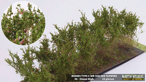 WB-SCR - Bushes - Type C - Red