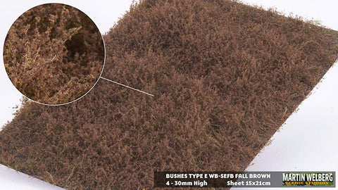 WB-SEFB - Bushes - Type E - Fall Brown