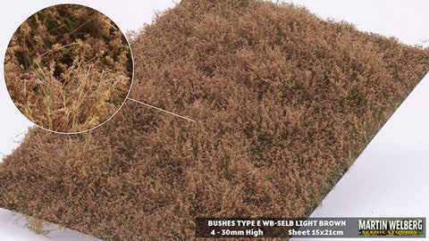 WB-SELB - Bushes - Type E - Light Brown