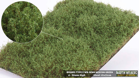 WB-SEMG - Bushes - Type E - Medium Green
